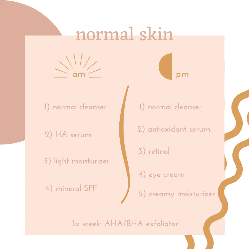 normal skin type